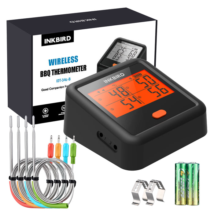 INKBIRD Bluetooth BBQ Thermometer IDT-34c-B