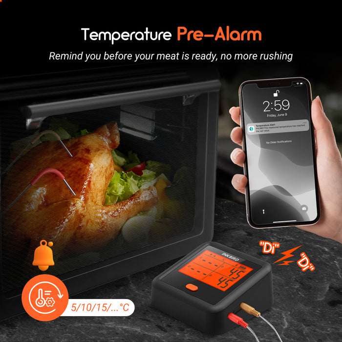 INKBIRD Bluetooth BBQ Thermometer IDT-34c-B