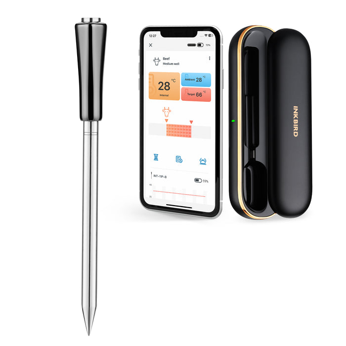 INKBIRD Bluetooth 2-in-1 Truly Wireless Meat Thermometer INT-11P-B