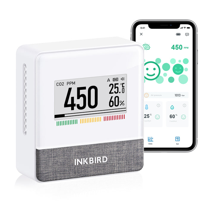 INKBIRD Smart Indoor Air Quality Monitor IAM-T1