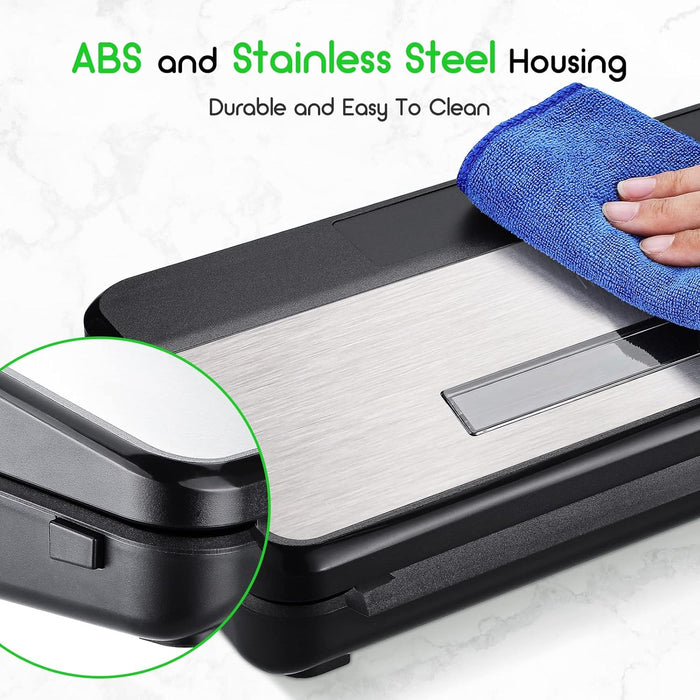 INKBIRD Auto Vacuum Food Sealer INK-VS03 with Viewable Window Built-in Cutter Starter Kits