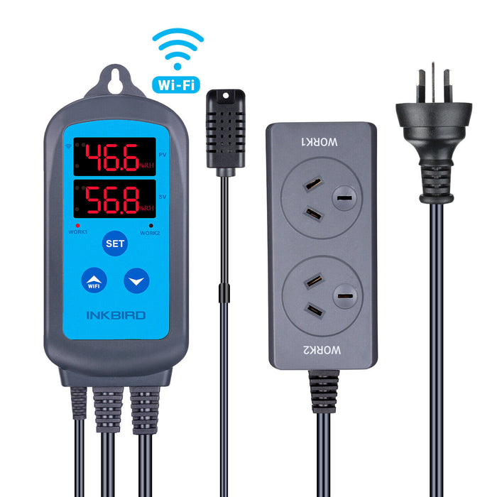 INKBIRD Wifi Temperature Controller ITC-308 + Wifi Humidistat Controller IHC-200