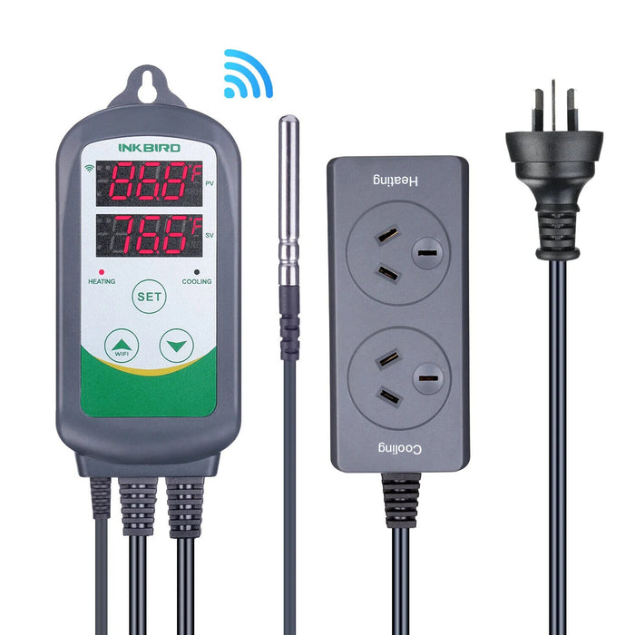 INKBIRD Wifi Temperature Controller ITC-308 + Wifi Humidistat Controller IHC-200