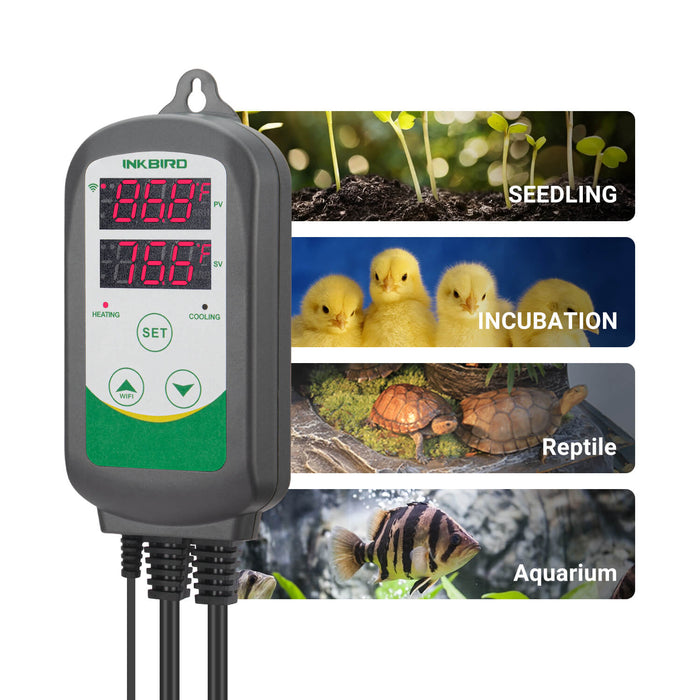 Digital Temperature Controller ITC-308 WIFI With Aquarium Probe