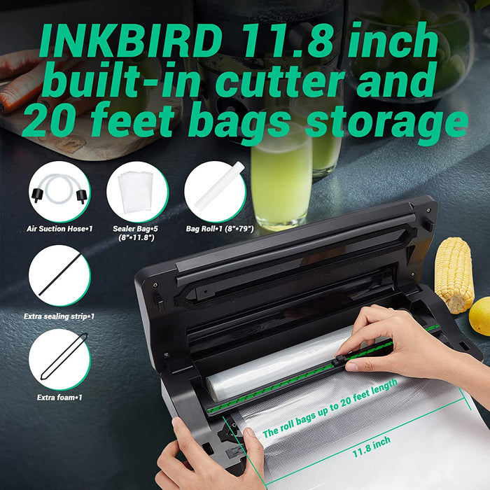 INKBIRD Auto Vacuum Sealer INK-VS02 with Starter Kits 240V