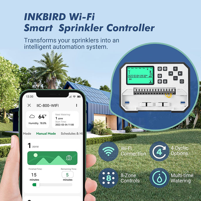 Wifi Sprinkler Controller Smart Irrigation Control IIC-800-WIFI