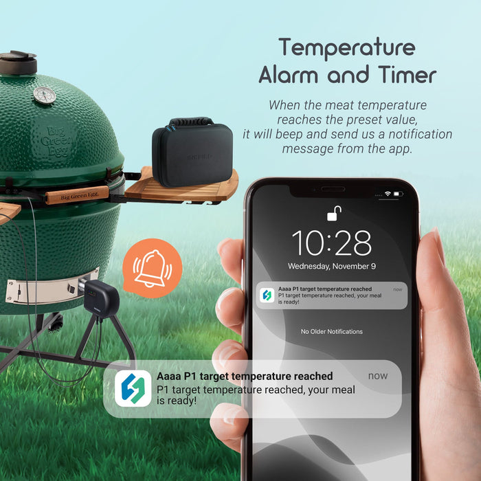 INKBIRD Wi-Fi Bluetooth Smoker Fan Controller Temperature Gauge  ISC-027BW