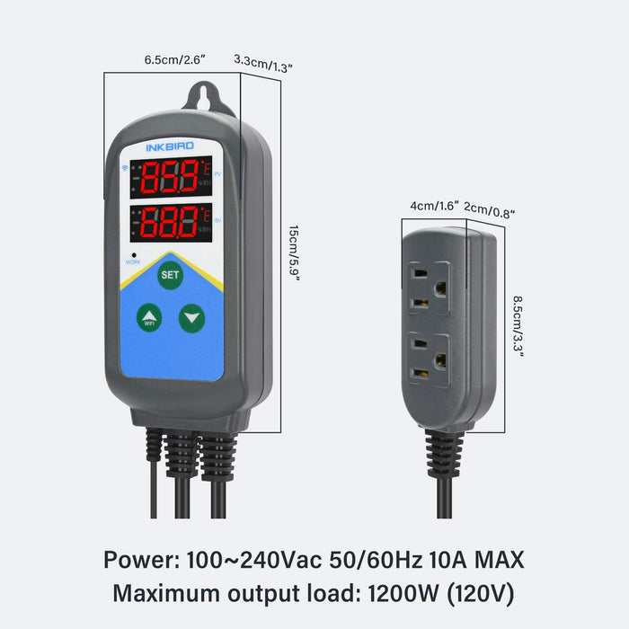 Wi-Fi Temperature Controller ITC-306T-WIFI