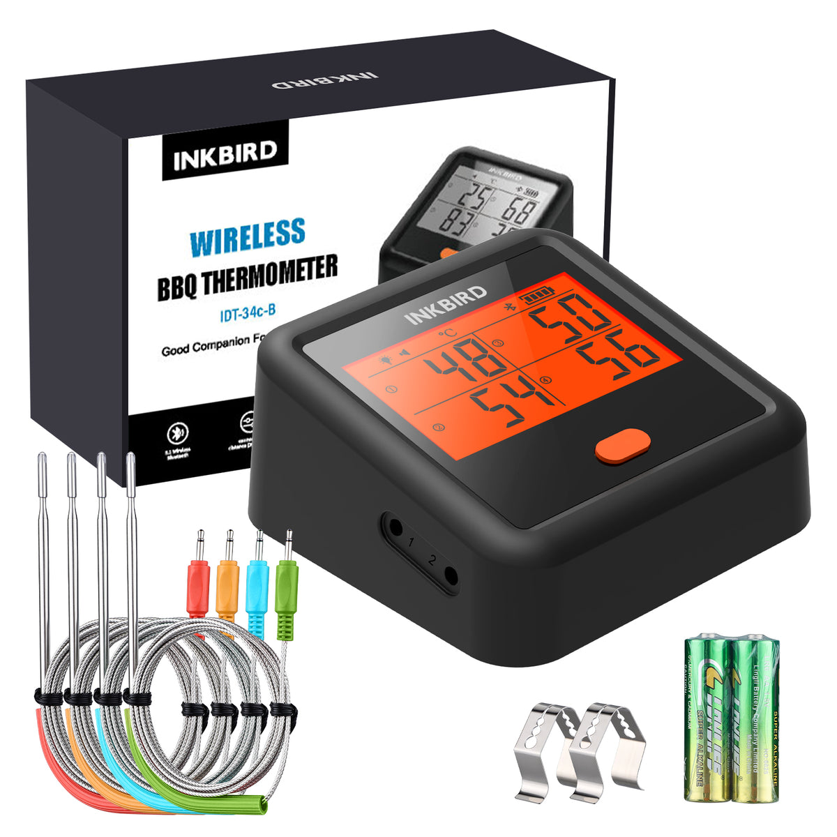 INKBIRD Bluetooth BBQ Thermometer IDT-34c-B — INKBIRD NZ