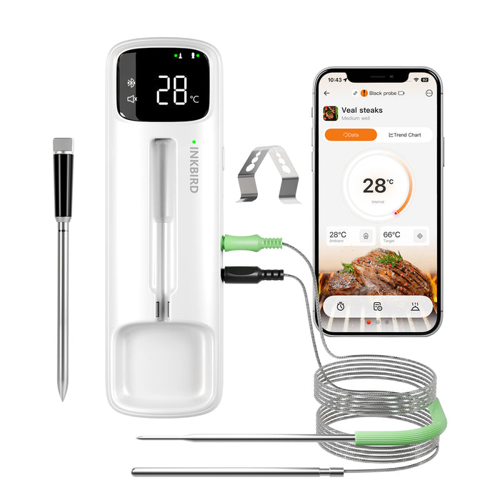 INKBIRD INDT-33-B Wireless & Wired BBQ Thermometer
