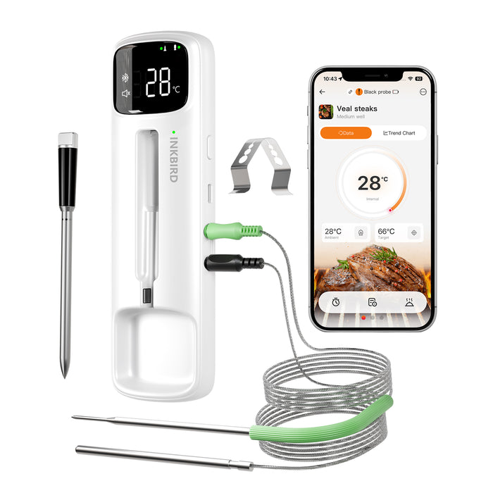 INKBIRD INDT-33-B Wireless & Wired BBQ Thermometer