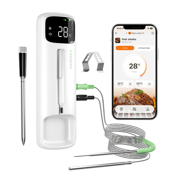 INKBIRD INDT-33-B Wireless & Wired BBQ Thermometer