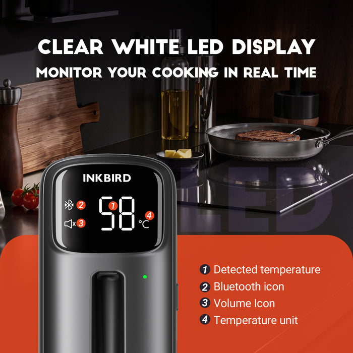 INKBIRD Bluetooth Wireless Meat Thermometer INT-11C-B