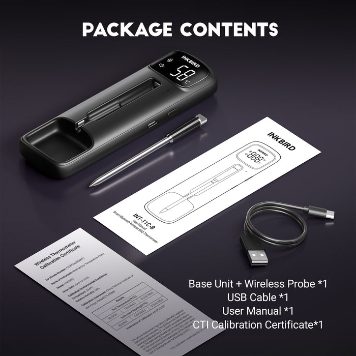 INKBIRD Bluetooth Wireless Meat Thermometer INT-11C-B