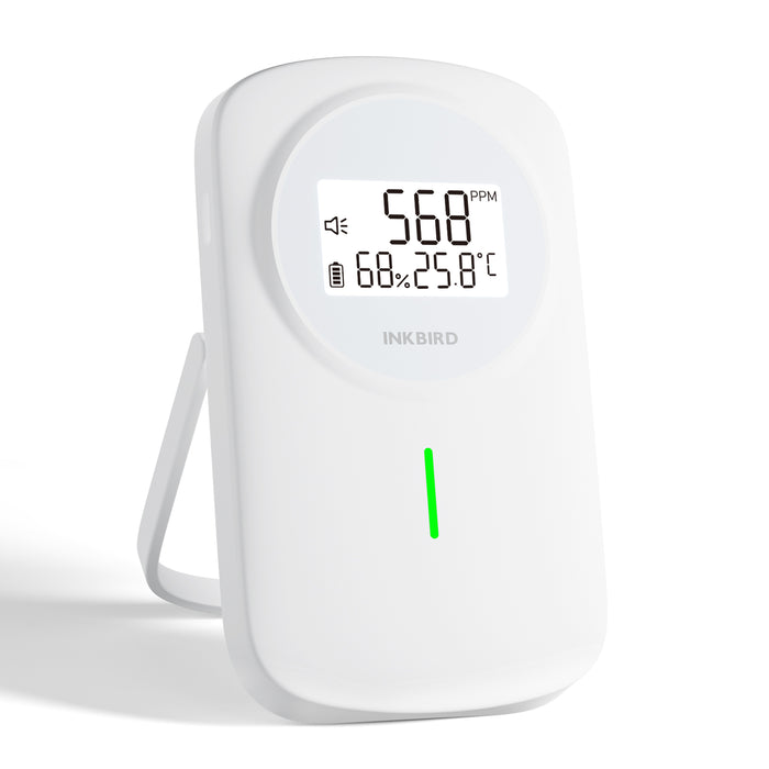 INKBIRD 3-IN-1 CO2 Detector IAM-O2 Air Quality Monitor CO2 Temp Humidity