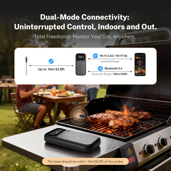 INKBIRD INT-31-BW Wireless Meat Thermometer
