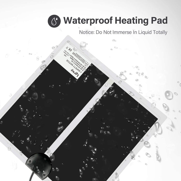 Reptiles Heat Mat 2-Pack 5W/7W/14W for Lizard Spider Turtle Incubator
