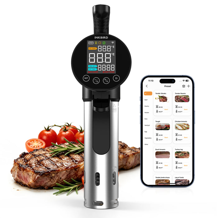 INKBIRD SSV-102-W WiFi Sous Vide Cooker 1000W Handheld Portable Sous Vide Machine