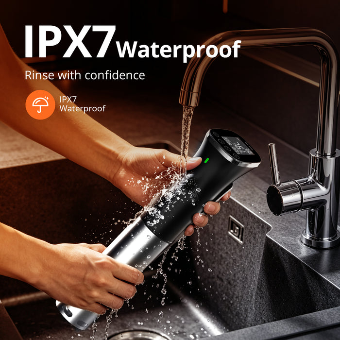 INKBIRD 5G/2.4G WiFi Bluetooth Smart Sous Vide Machine Slow Cooker ISV-301W IPX7 Waterproof