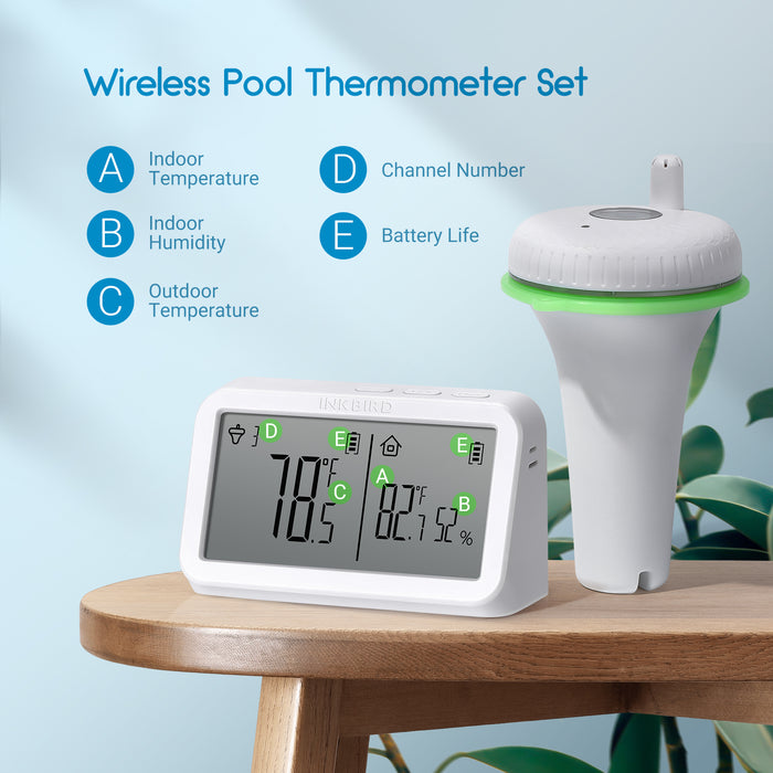 INKBIRD Floating Pool Thermometer IBS-P02R