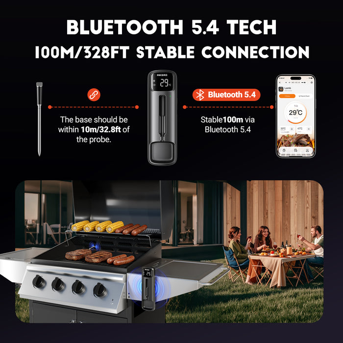 INKBIRD Bluetooth Wireless Meat Thermometer INT-11C-B