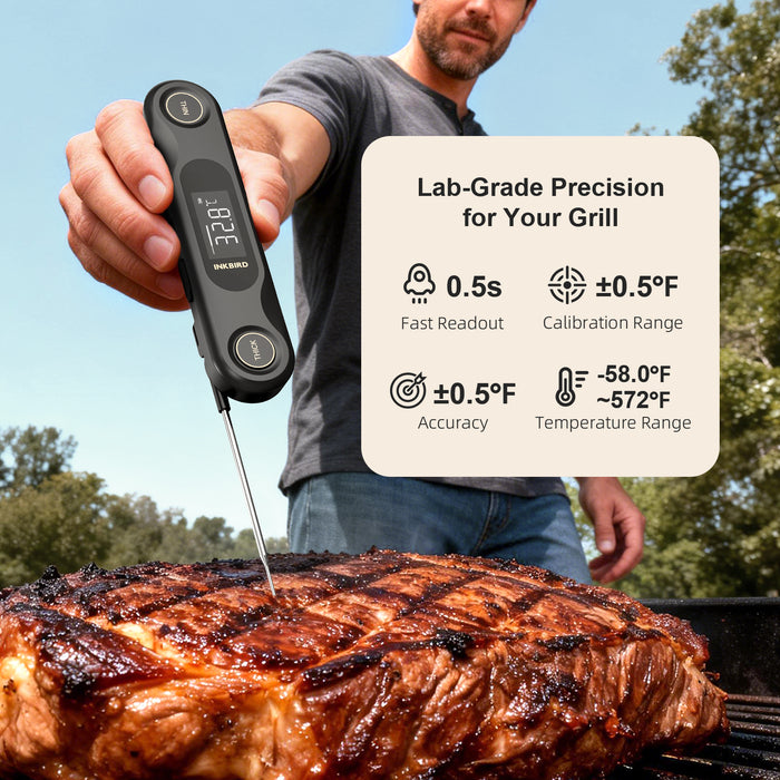 INKBIRD Dual Probe Instant Read Meat Thermometer IHT-42K