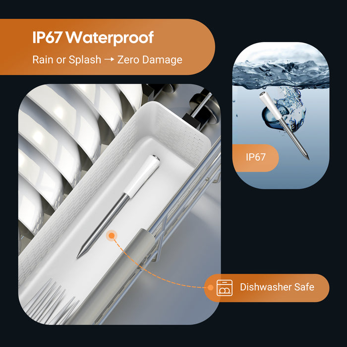 INKBIRD INT-11S-B Bluetooth Meat Thermometer with Ultra Accurate Multi-sensor Meat Probe
