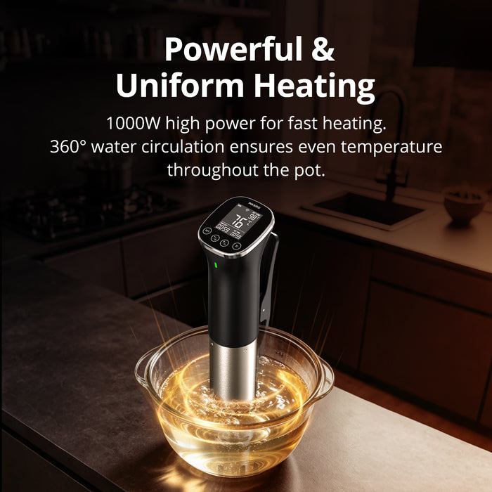 INKBIRD 5G/2.4G WiFi Bluetooth Smart Sous Vide Machine Slow Cooker ISV-301W IPX7 Waterproof