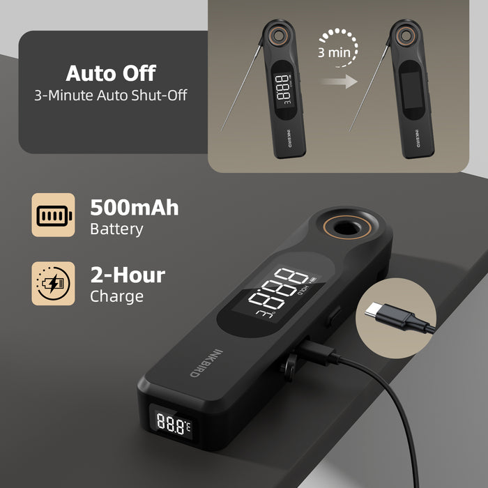 INKBIRD IHT-51K Dual-display Instant Read Food Thermometer