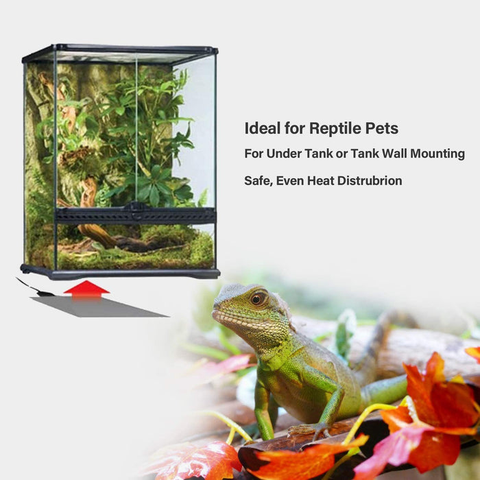 Reptiles Heat Mat 2-Pack 5W/7W/14W for Lizard Spider Turtle Incubator