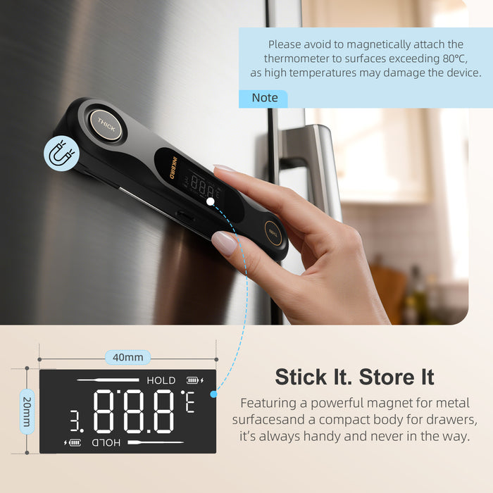 INKBIRD Dual Probe Instant Read Meat Thermometer IHT-42K
