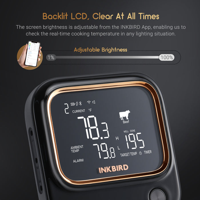 INKBIRD Wifi Bluetooth BBQ Thermometer IBT-26S 5G