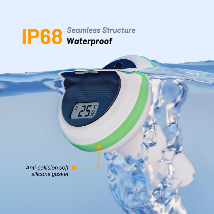 INKBIRD WiFi Pool Thermometer Set IBS-P03R+IM-03-W Solar Powered