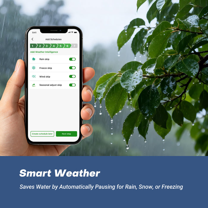 INKBIRD WiFi Smart Sprinkler Controller with  8/12/16-Zone Independent Control