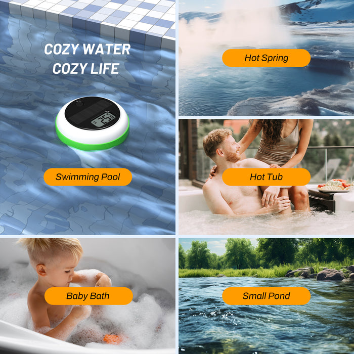 INKBIRD WiFi Pool Thermometer Set IBS-P03R+IM-03-W Solar Powered