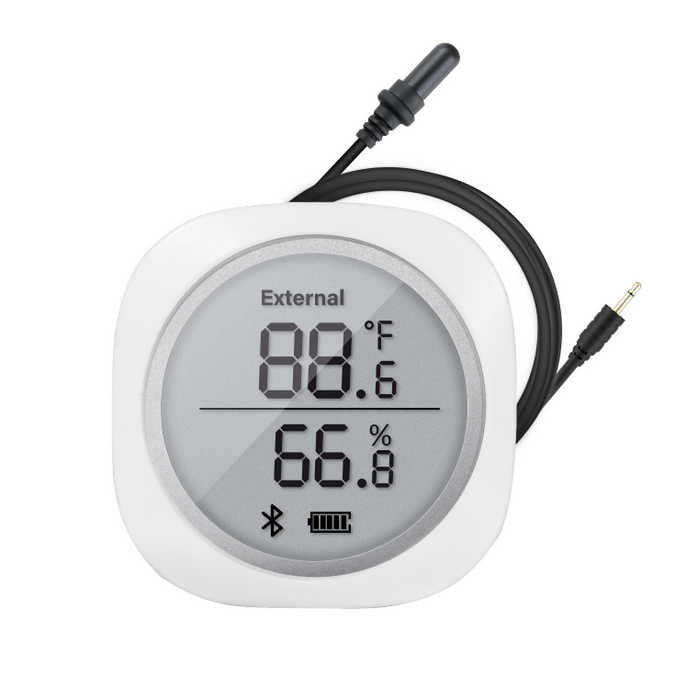 Wireless Bluetooth Hygrometer IBS-TH1 Plus with Aquarium probe