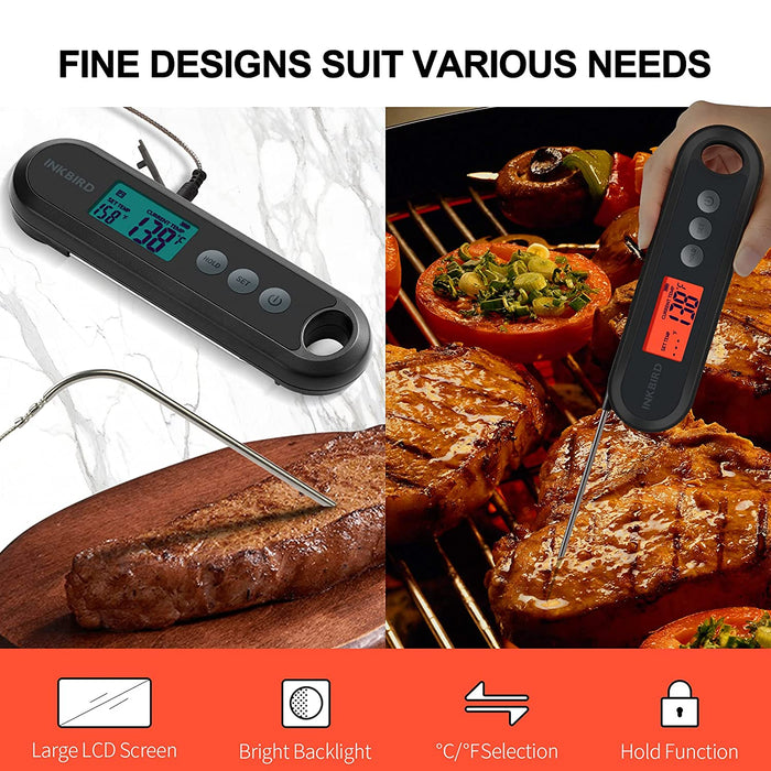 Instant Read Food Thermometer IHT-2XP with External Probes