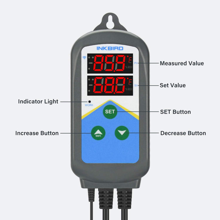 Wi-Fi Temperature Controller ITC-306T-WIFI