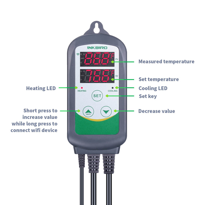 Wifi Temperature Controller ITC-308 240V