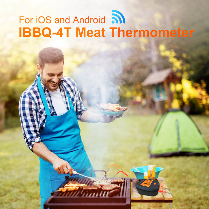 Wifi Grill Meat Thermometer IBBQ-4T